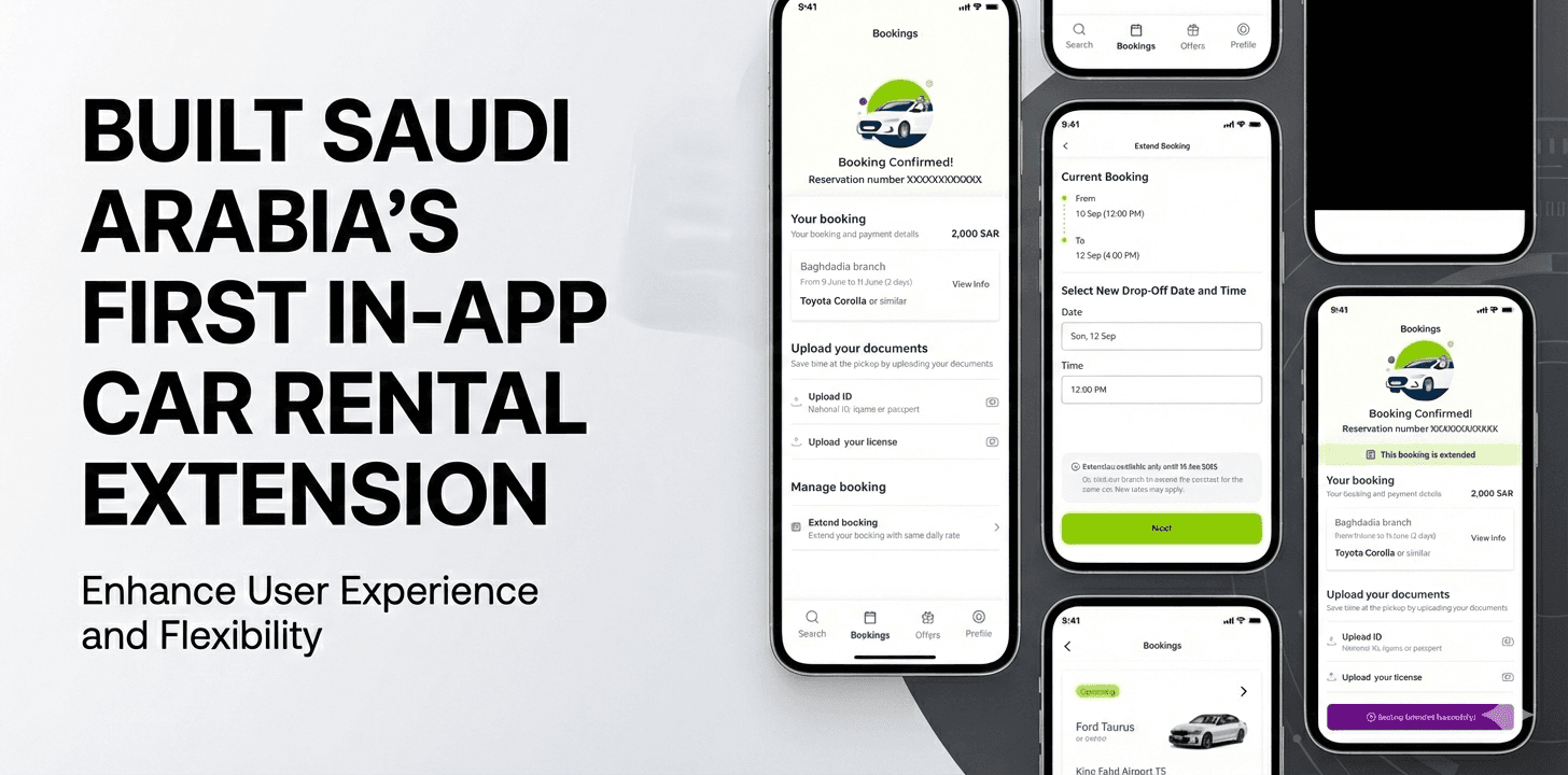 Built Saudi Arabia's First In-App Car Rental Extension